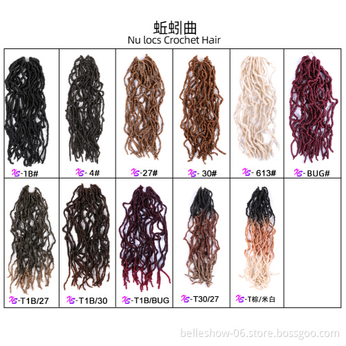 Hot sell Factory Cheap New Hot Sale Goddess Faux Locs Crochet Braid Hair